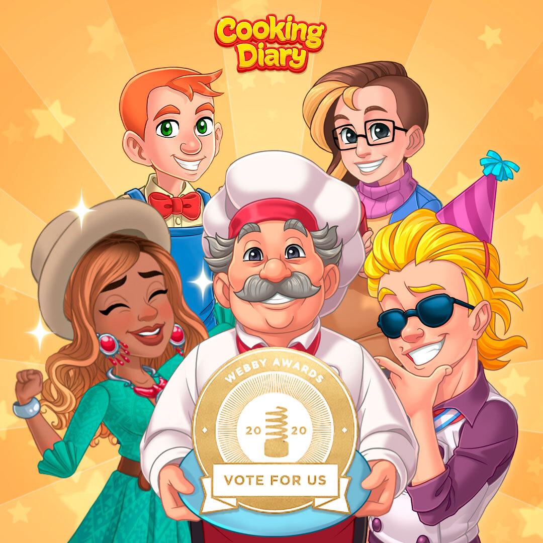 Cooking Diary has been nominated for the 2020 Webby Awards!