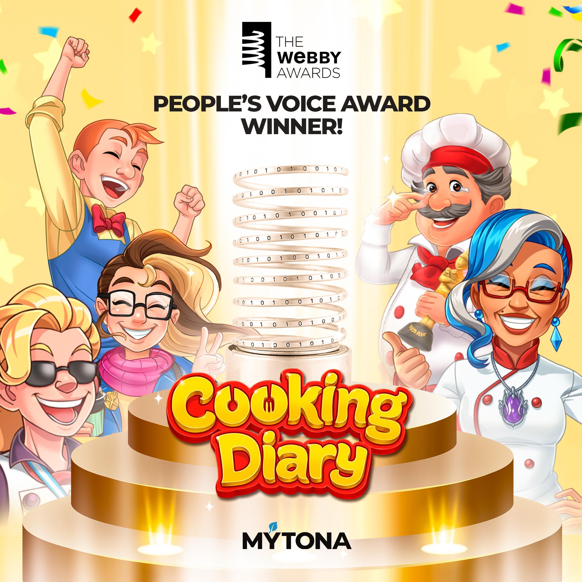 Cooking Diary Receives People’s Voice Award at the Webby Awards 2020!